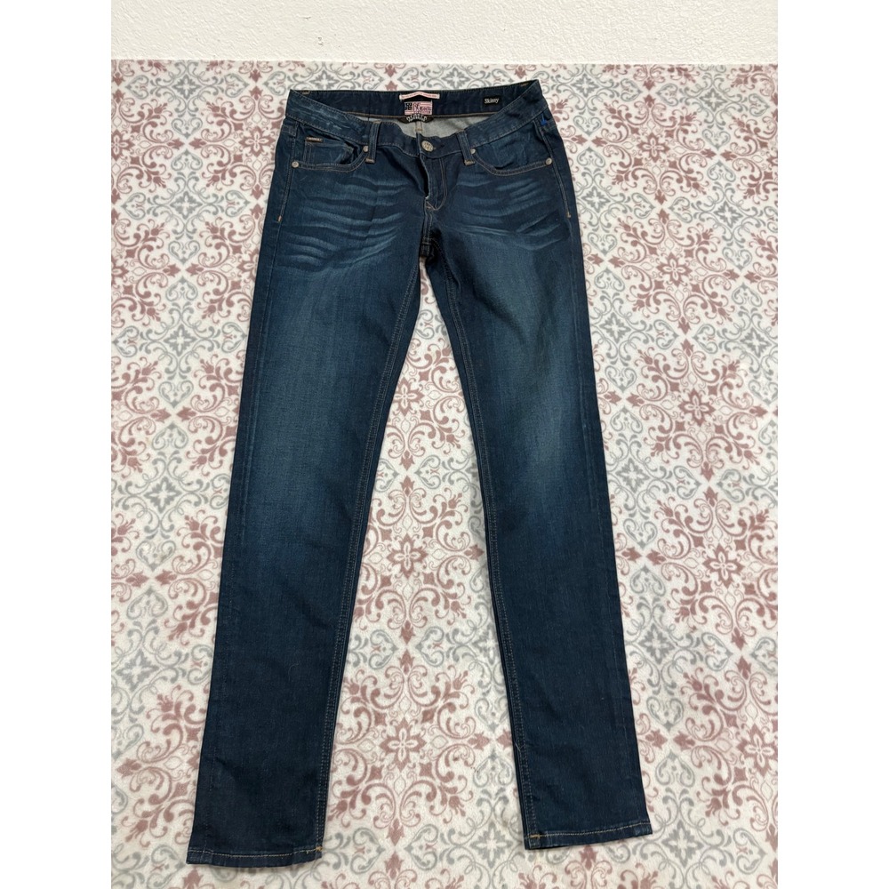 Re Rock for Express Skinny Jeans Dark Wash Stretch Denim Womens Size 6